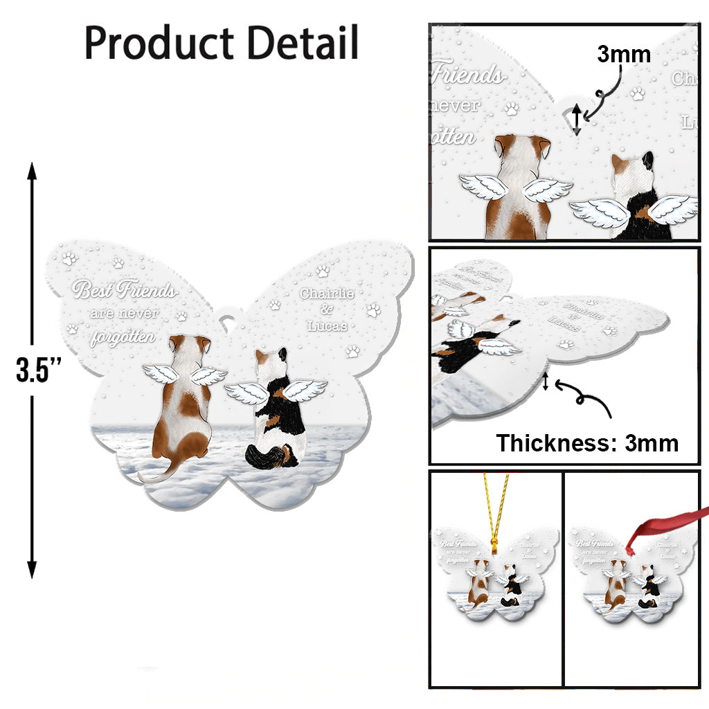 Best Friends Are Never Forgotten - Personalized Dog Ornament