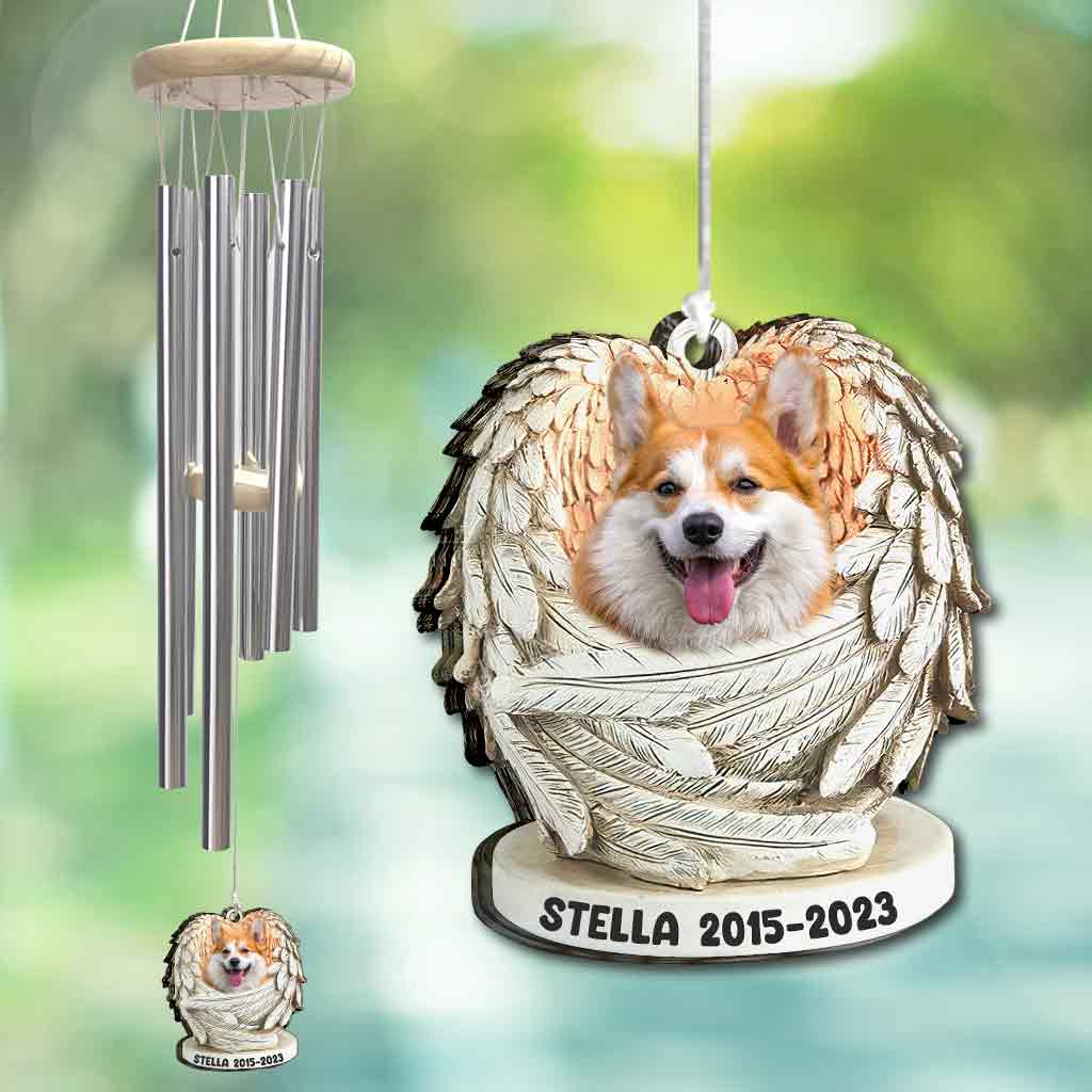 Mein Engel – Geschenk für Hundebesitzer und Katzenbesitzer – Personalisiertes Windspiel