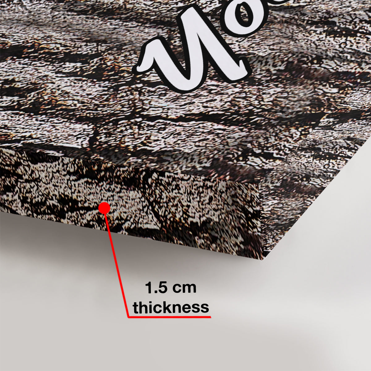 Erinnerungsbaum-Schnitzerei mit Foto – Personalisierte Leinwand und Poster zum Thema Jagd