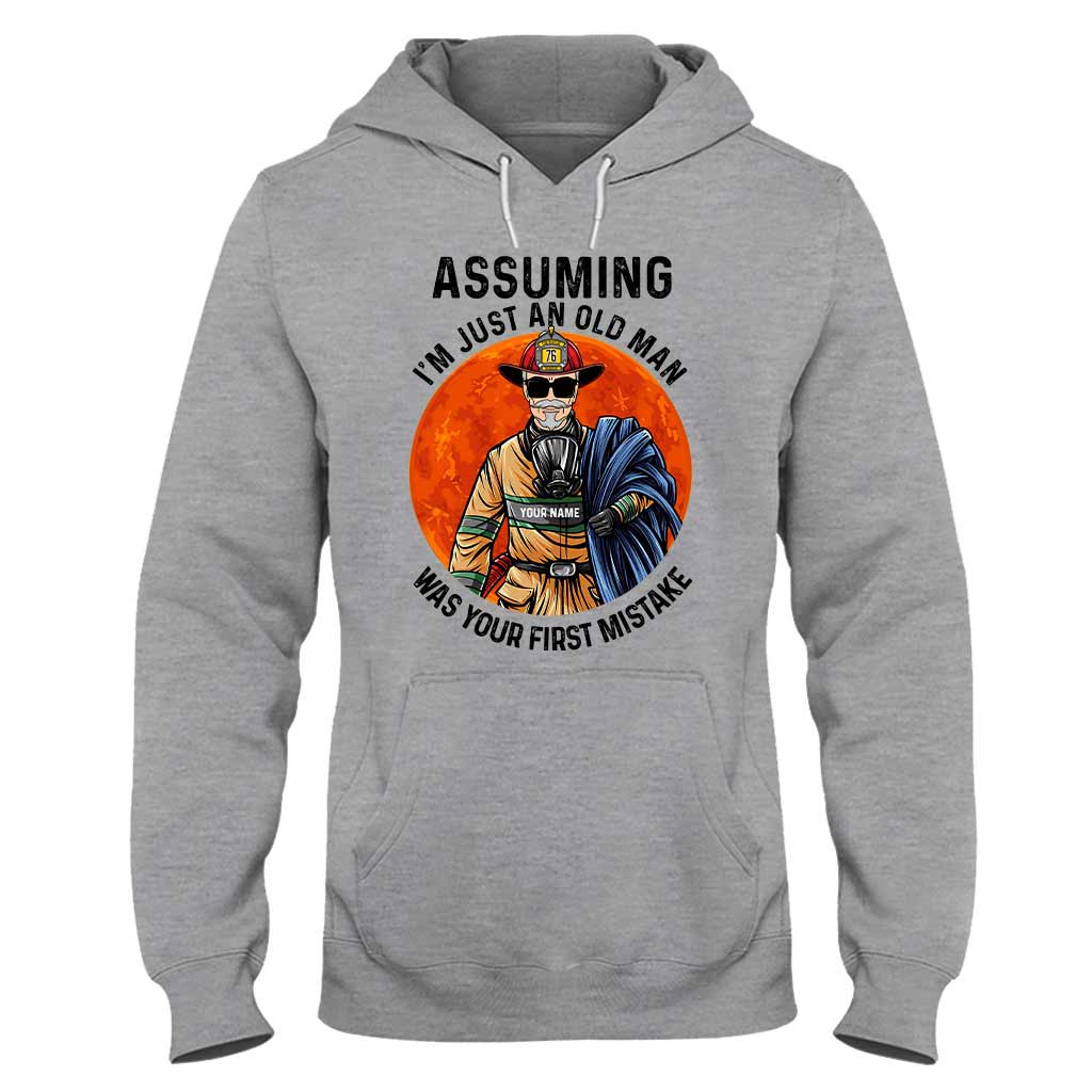 Dein Fehler – Personalisiertes Feuerwehr-T-Shirt und Hoodie