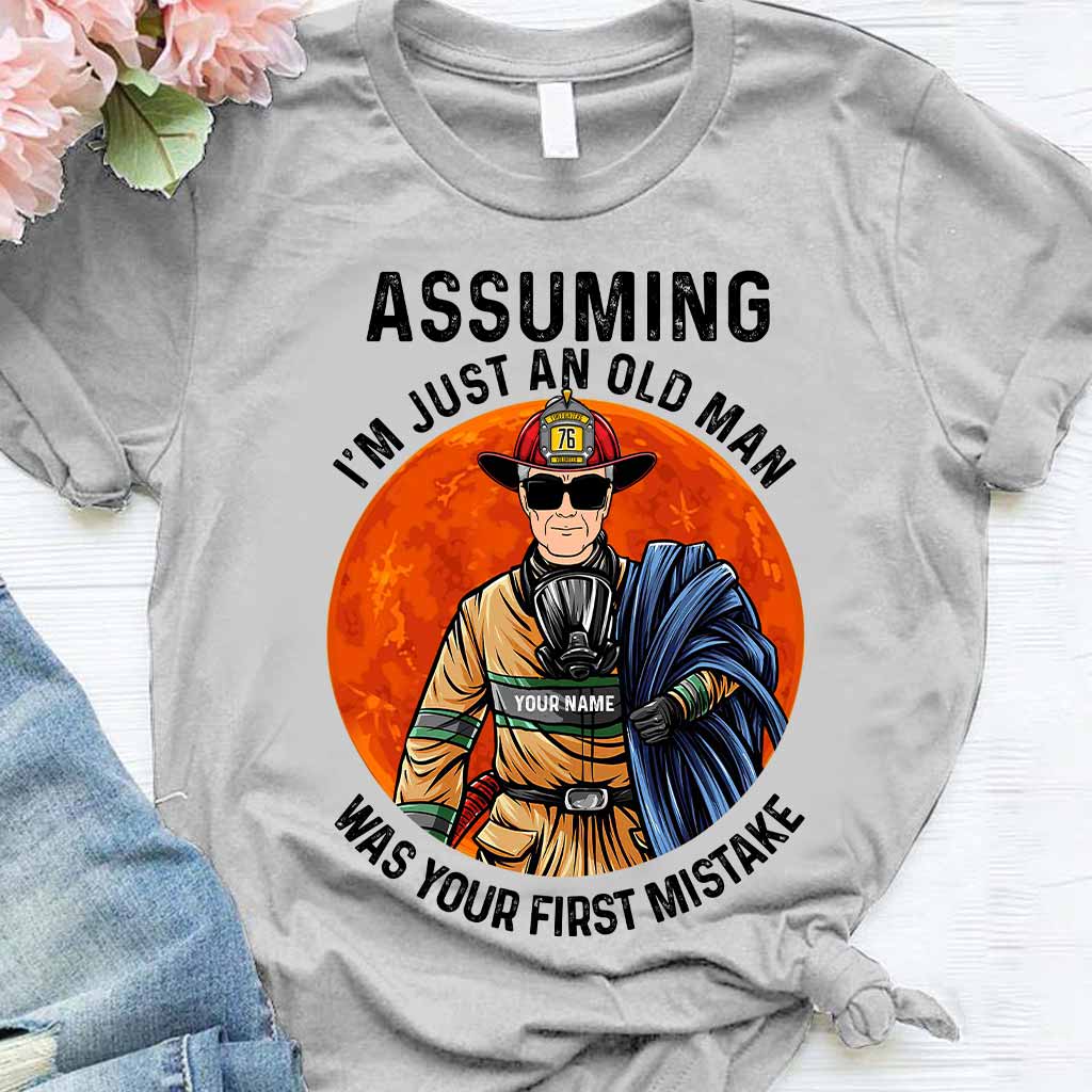 Dein Fehler – Personalisiertes Feuerwehr-T-Shirt und Hoodie