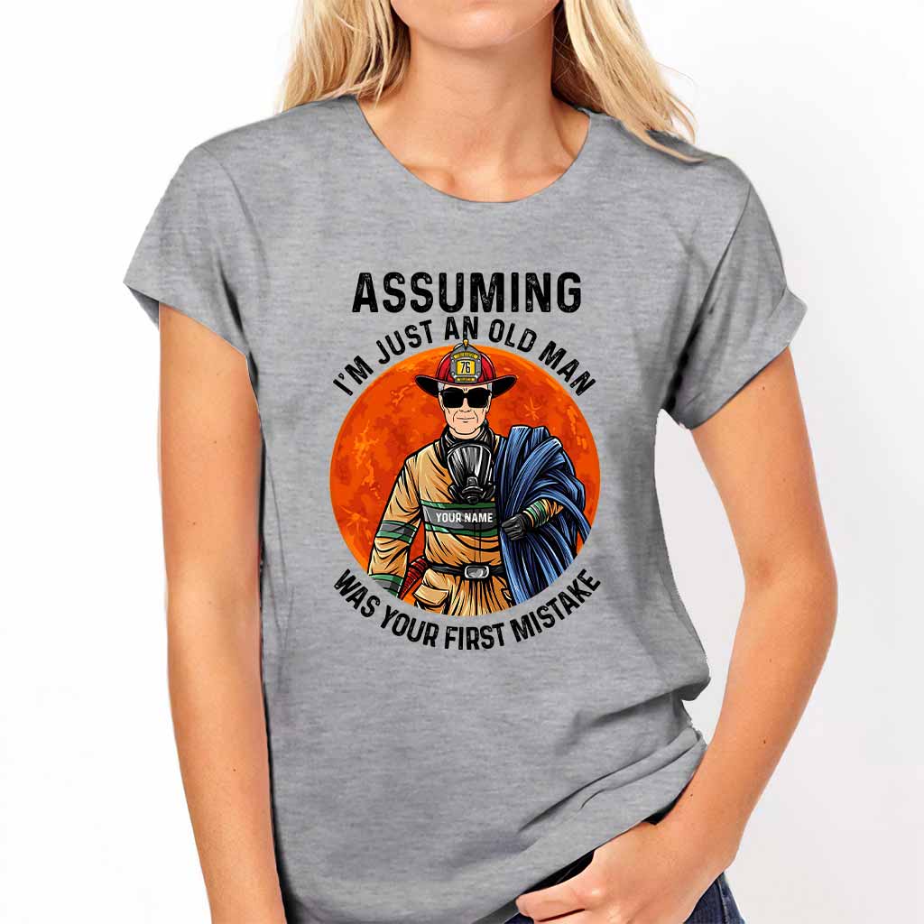 Dein Fehler – Personalisiertes Feuerwehr-T-Shirt und Hoodie