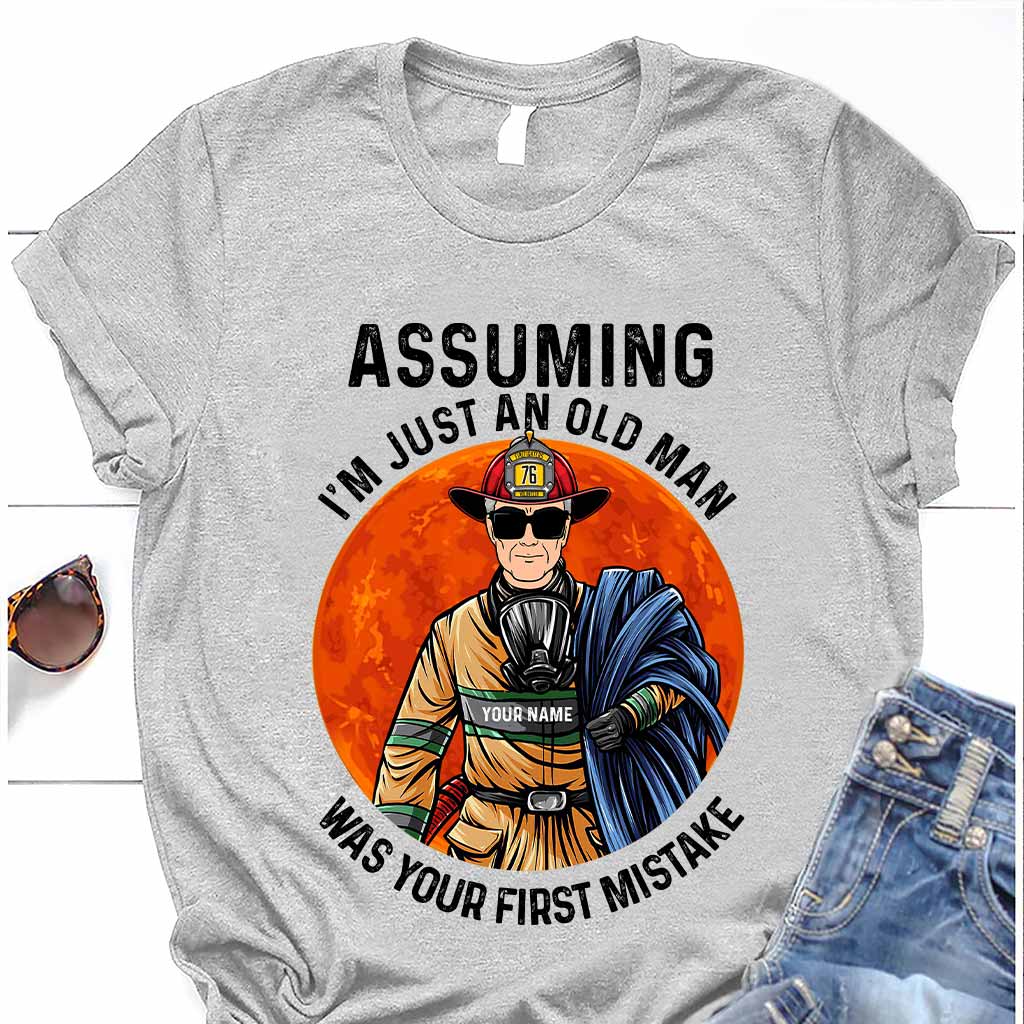 Dein Fehler – Personalisiertes Feuerwehr-T-Shirt und Hoodie