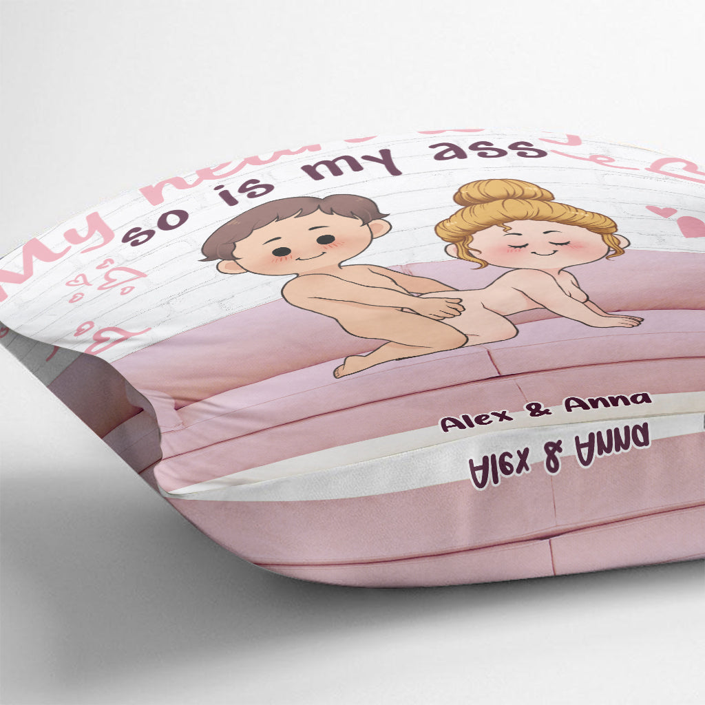 Mein Herz gehört dir – Personalisiertes Pärchenkissen