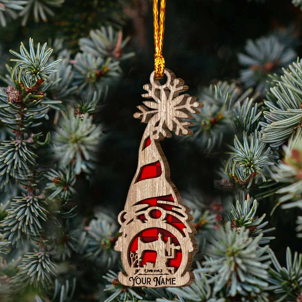 Nähbegeisterung – Personalisierter Weihnachtsschmuck aus mehrlagigem Holz