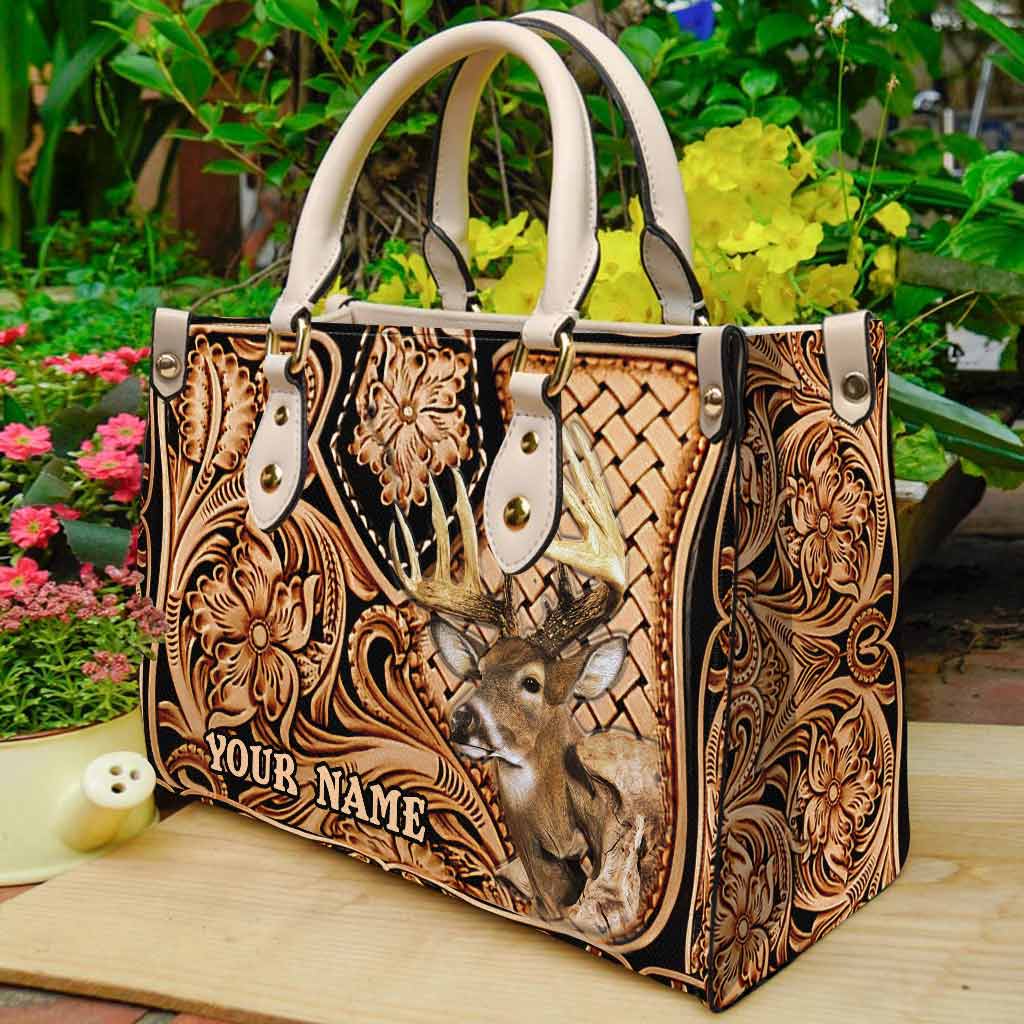 Country Girl - Personalisierte Jagdlederhandtasche