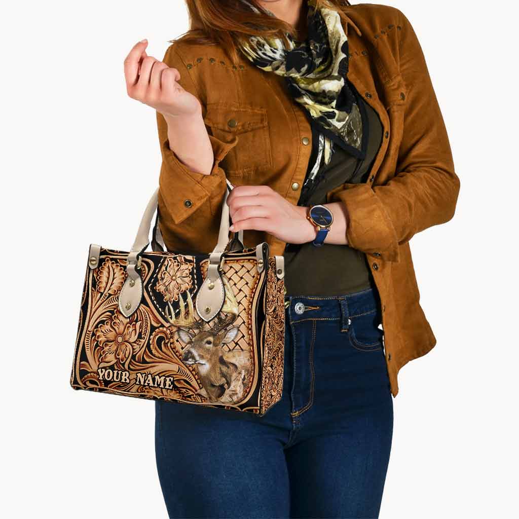 Country Girl - Personalisierte Jagdlederhandtasche