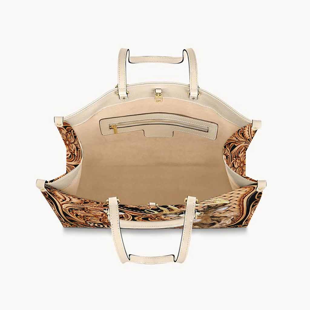 Country Girl - Personalisierte Jagdlederhandtasche