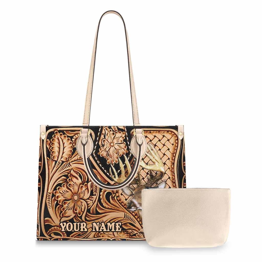 Country Girl - Personalisierte Jagdlederhandtasche
