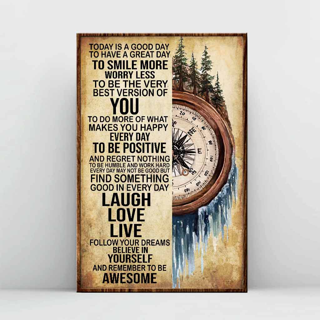 Today Is A Good Day - Camping Poster