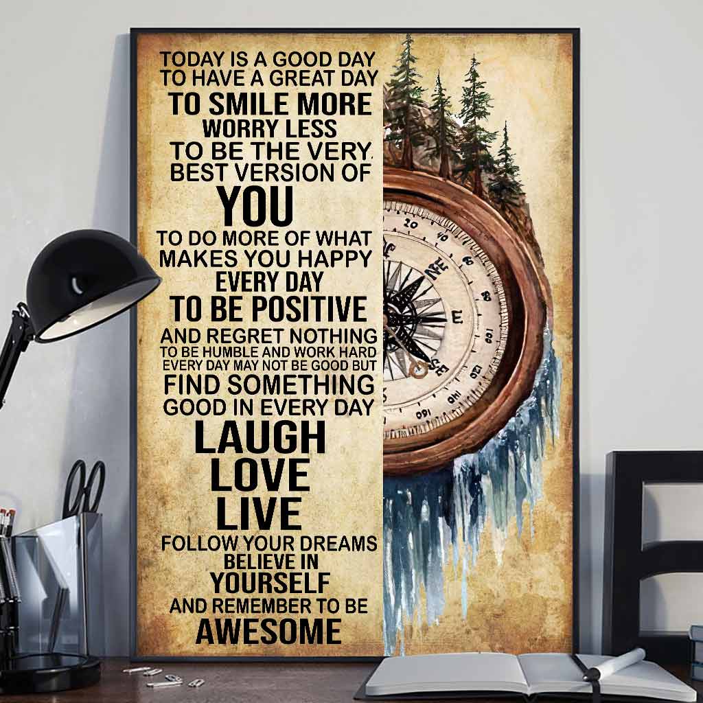 Today Is A Good Day - Camping Poster