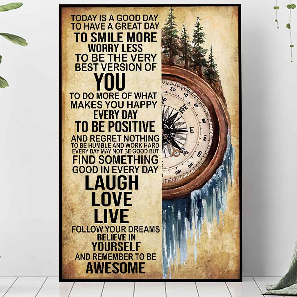 Today Is A Good Day - Camping Poster