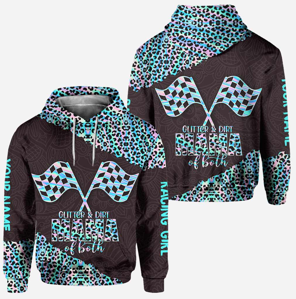 Glitter And Dirt – Personalisierter Renn-Hoodie und Leggings