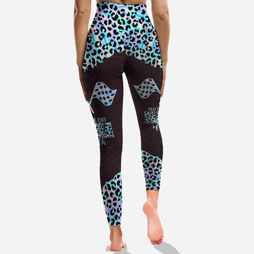 Glitter And Dirt – Personalisierter Renn-Hoodie und Leggings