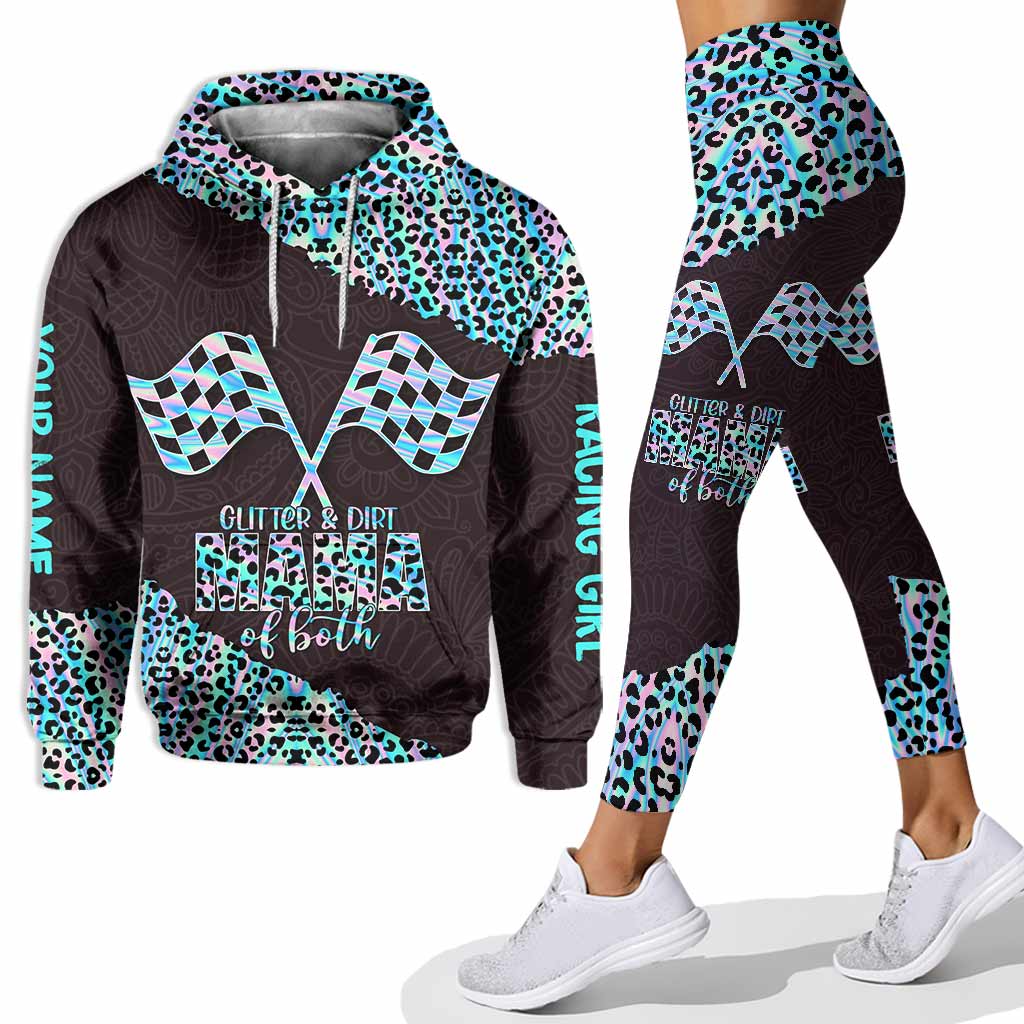 Glitter And Dirt – Personalisierter Renn-Hoodie und Leggings