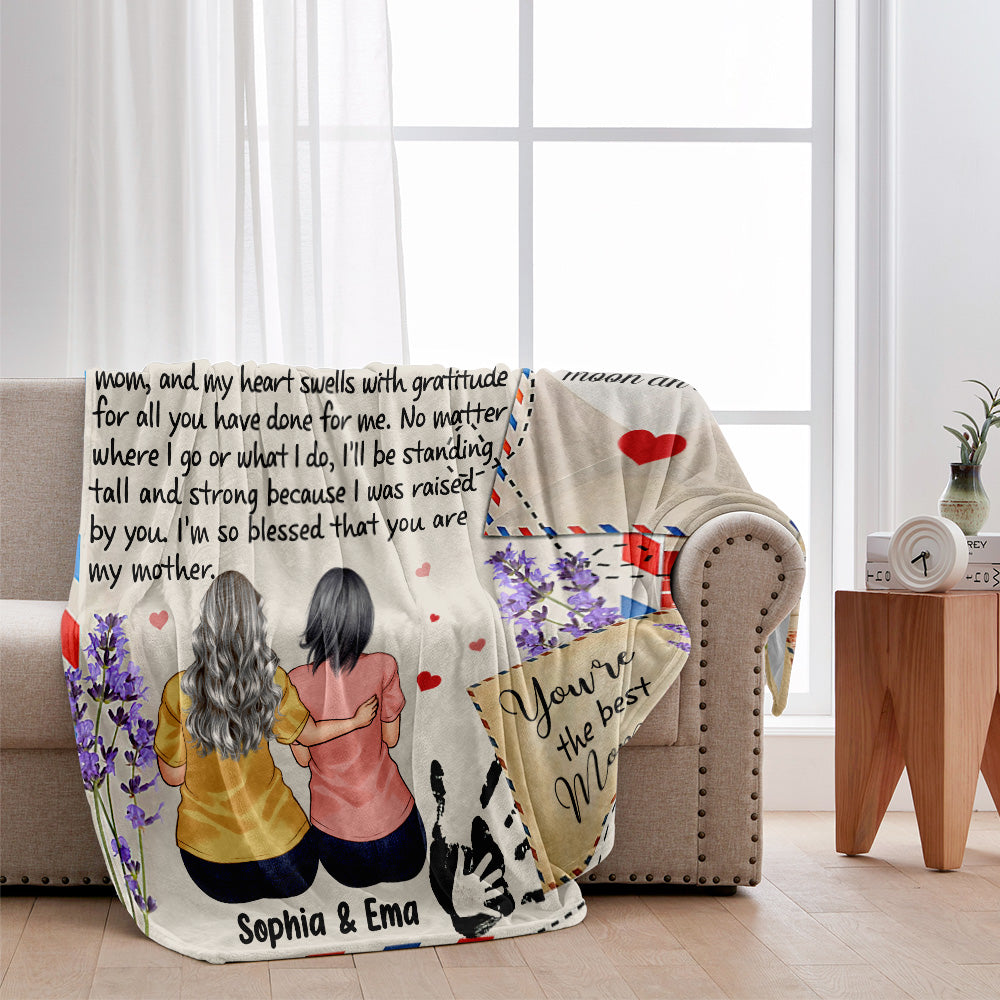 Ich liebe dich – Personalisierte Muttertagsdecke