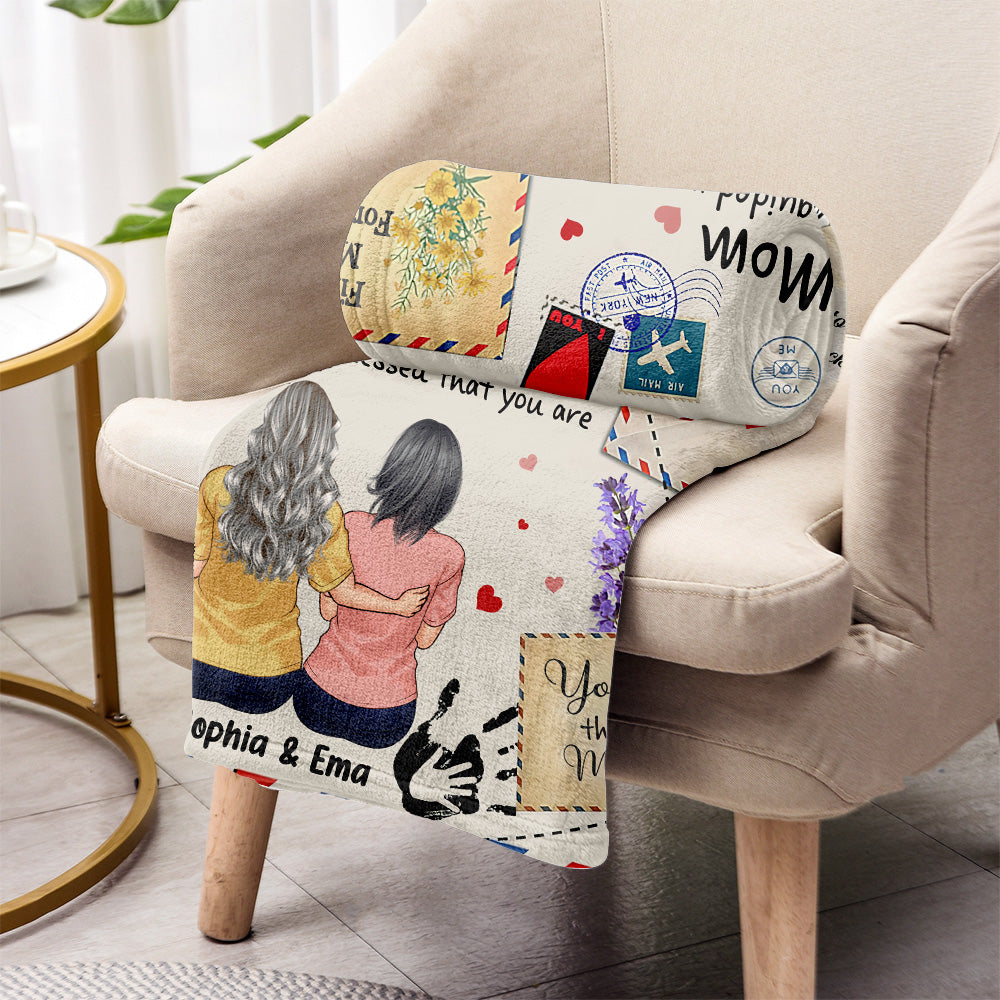 Ich liebe dich – Personalisierte Muttertagsdecke