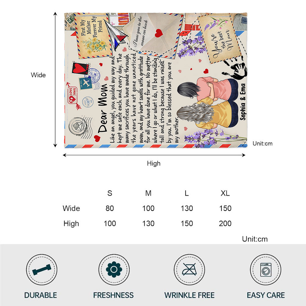 Ich liebe dich – Personalisierte Muttertagsdecke