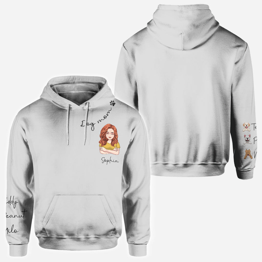 Ich liebe dich, Oma – Personalisiertes T-Shirt mit Hundemotiv