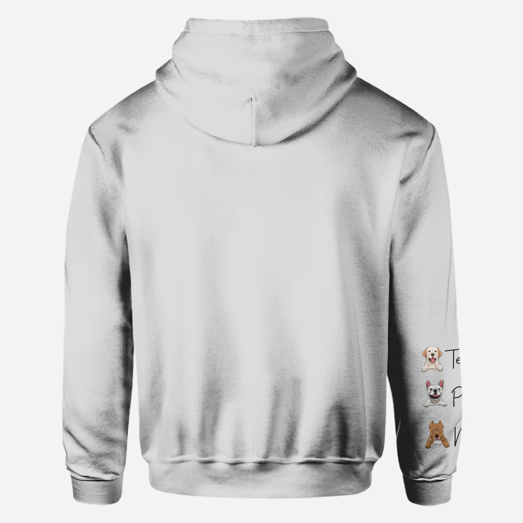 Ich liebe dich, Oma – Personalisiertes T-Shirt mit Hundemotiv