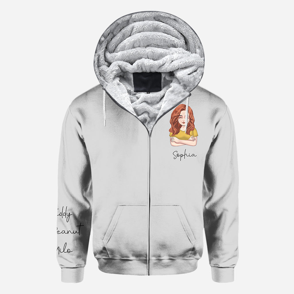 Ich liebe dich, Oma – Personalisiertes T-Shirt mit Hundemotiv