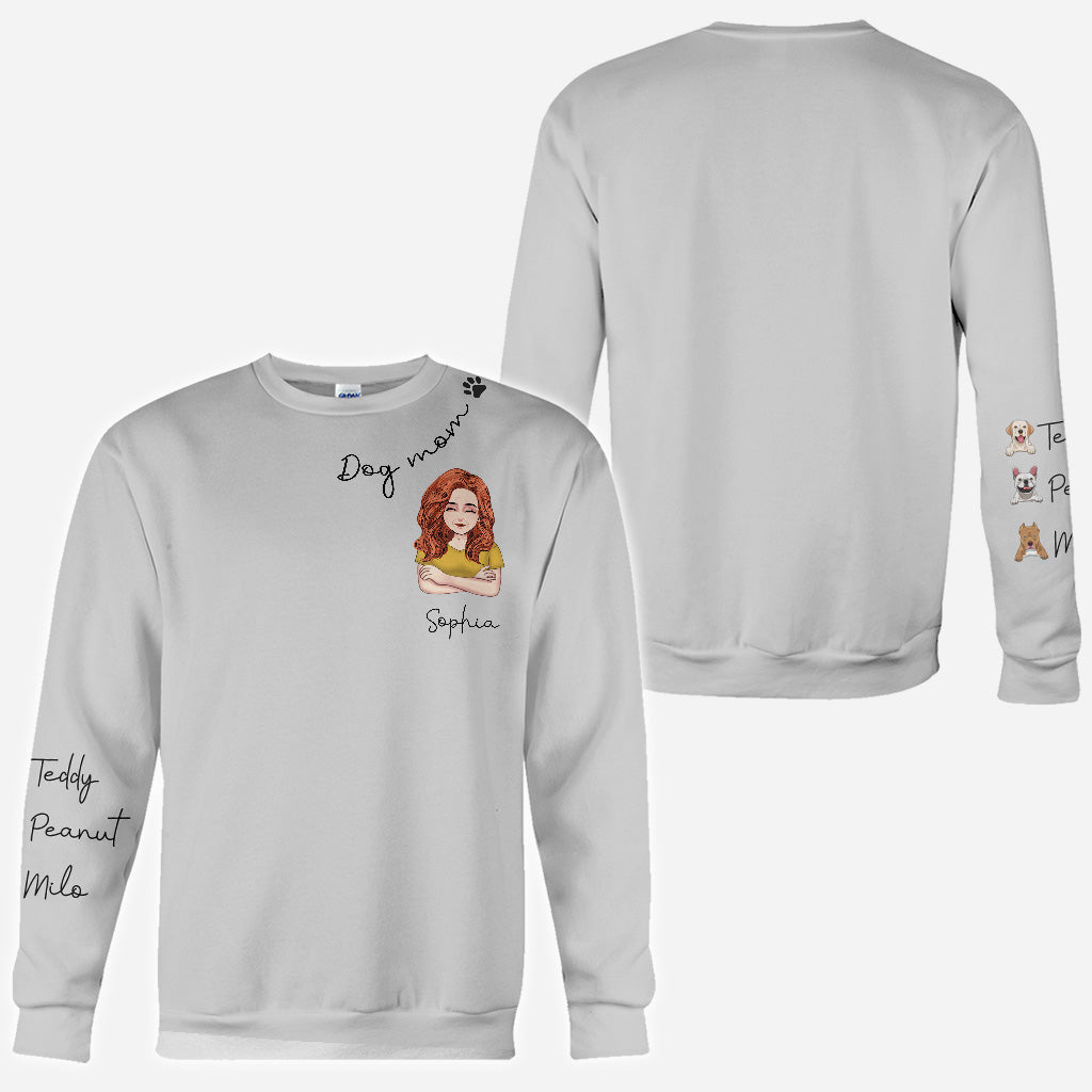 Ich liebe dich, Oma – Personalisiertes T-Shirt mit Hundemotiv