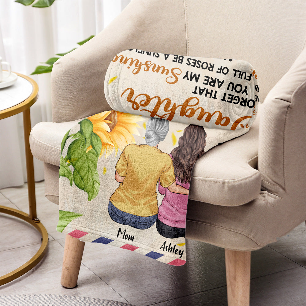 Für meine Tochter – Personalisierte Muttertagsdecke