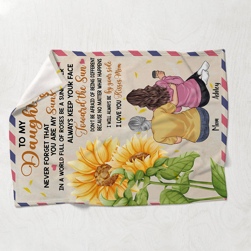 Für meine Tochter – Personalisierte Muttertagsdecke