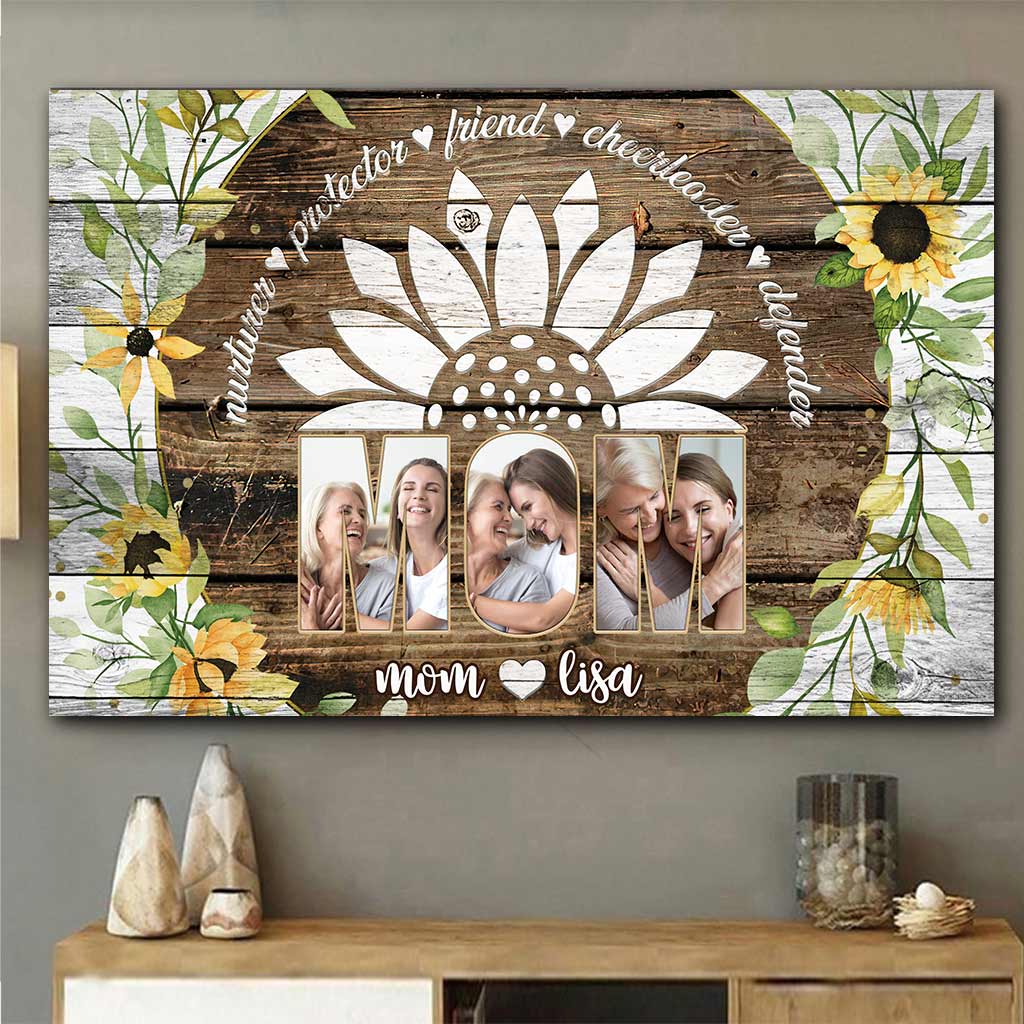 Mom Nurturer Protector Friend - Personalized Mother's Day Poster