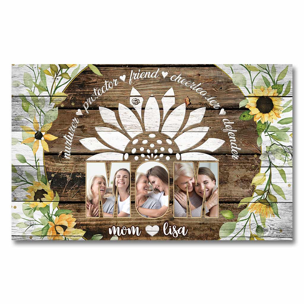 Mom Nurturer Protector Friend - Personalized Mother's Day Poster