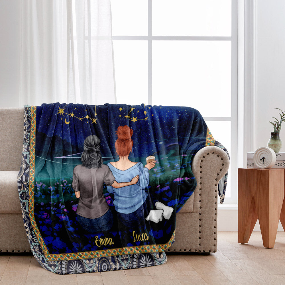 Es ist nicht das, was wir im Leben haben – personalisierte Freundschaftsdecke