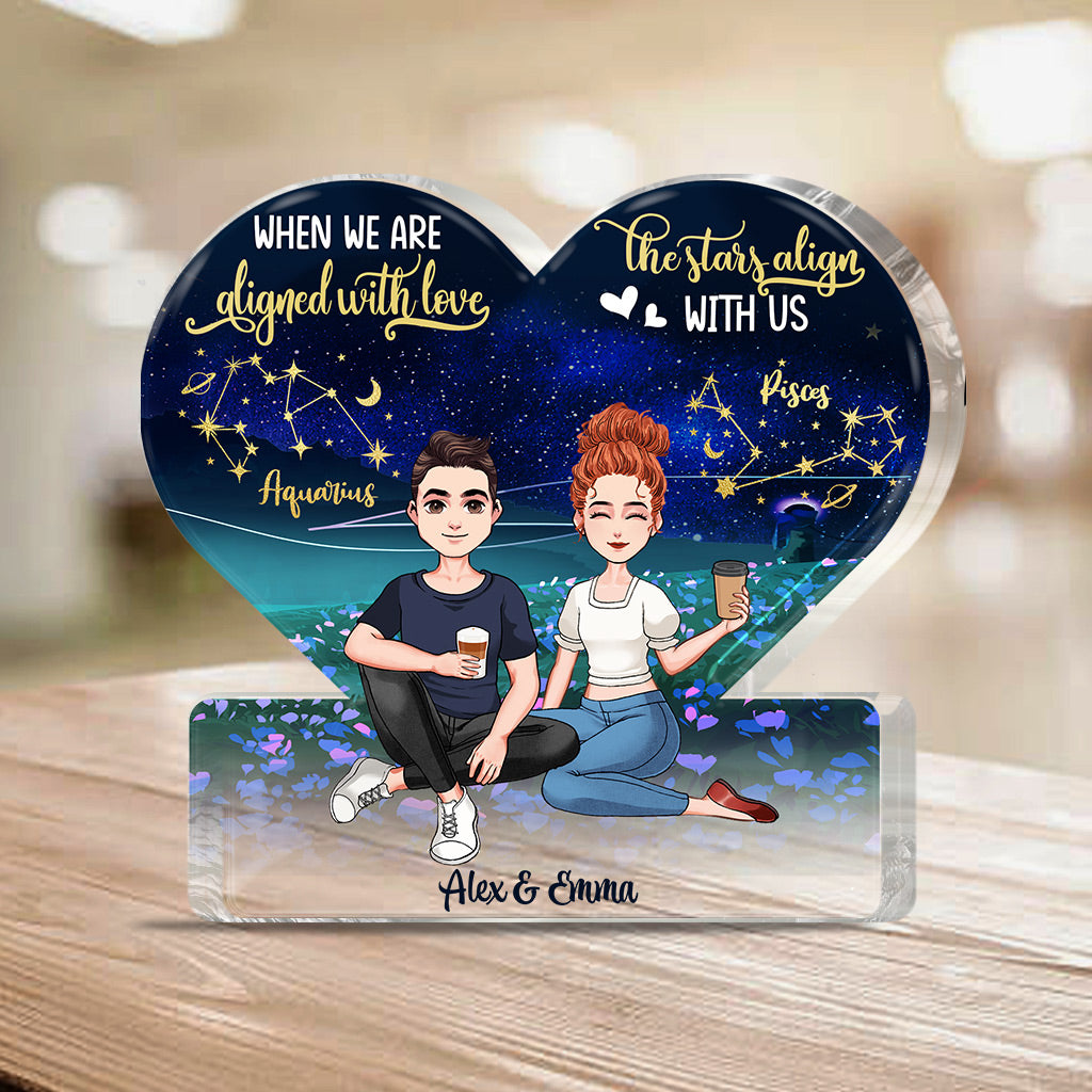 I Love You To The Moon - Personalized Couple Couple Custom Shaped Acrylic Plaque