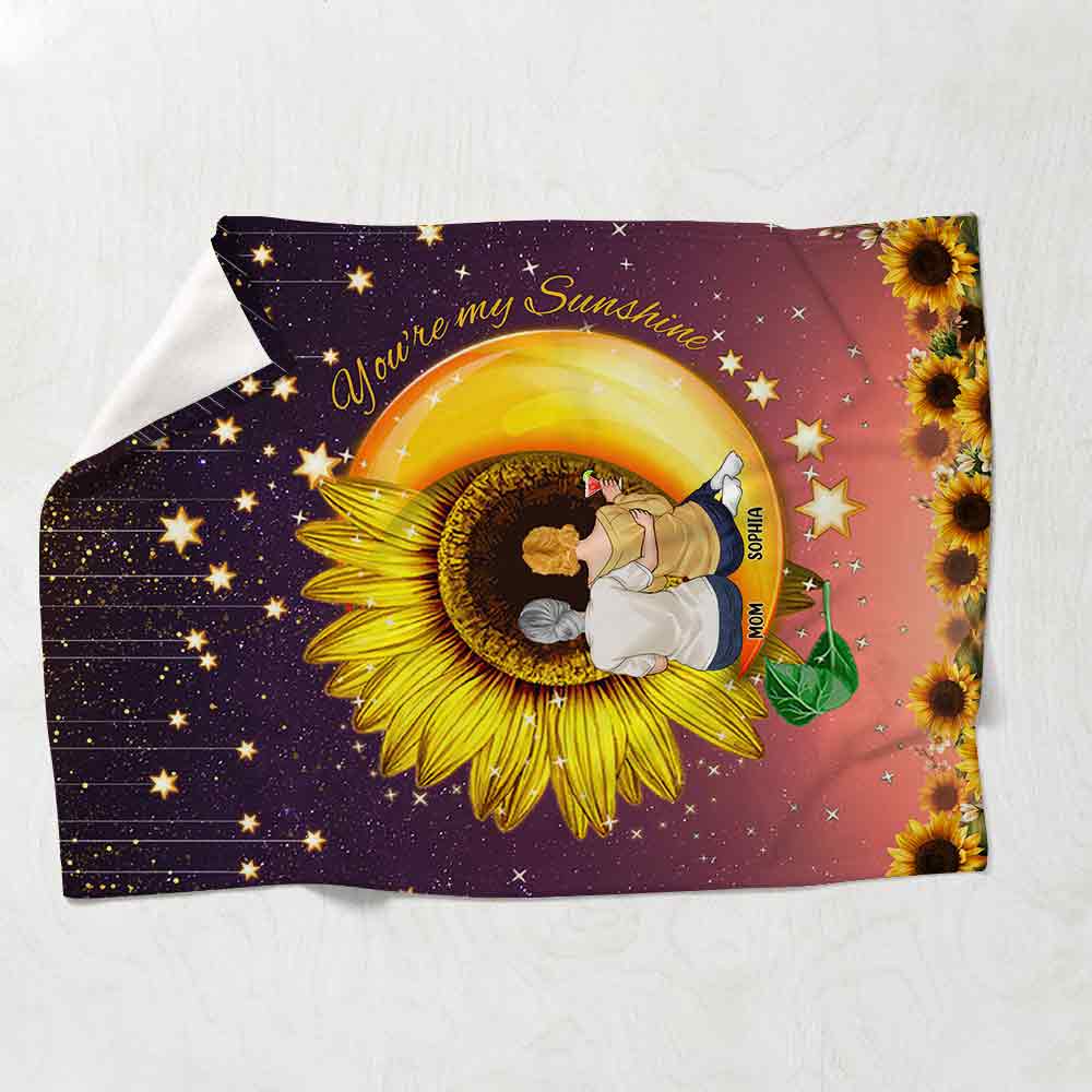 Du bist mein Sonnenschein – Personalisierte Muttertagsdecke