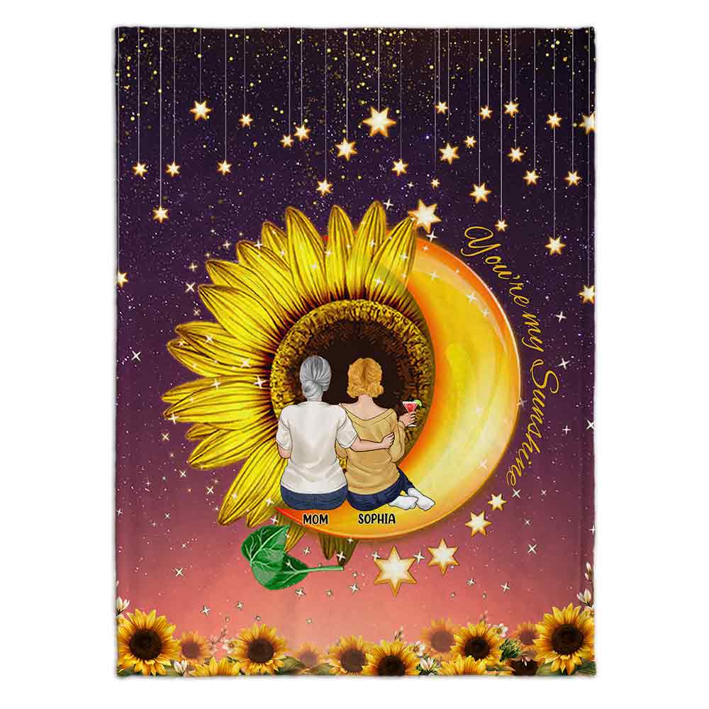 Du bist mein Sonnenschein – Personalisierte Muttertagsdecke