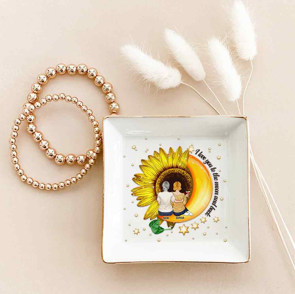 Bis zum Mond und zurück – Personalisierte Schmuckschale zum Muttertag