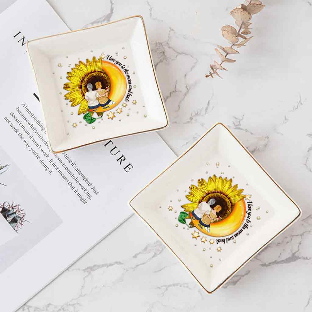 Bis zum Mond und zurück – Personalisierte Schmuckschale zum Muttertag