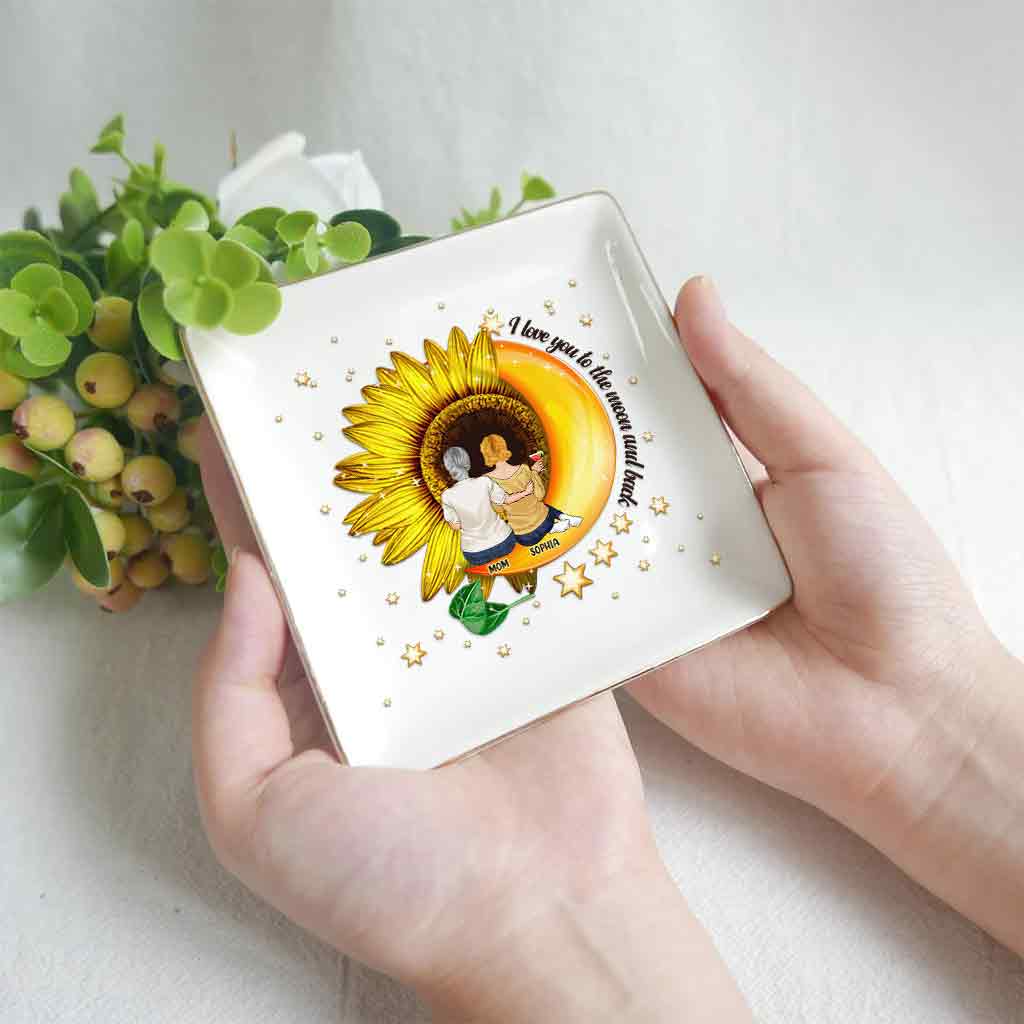 Bis zum Mond und zurück – Personalisierte Schmuckschale zum Muttertag
