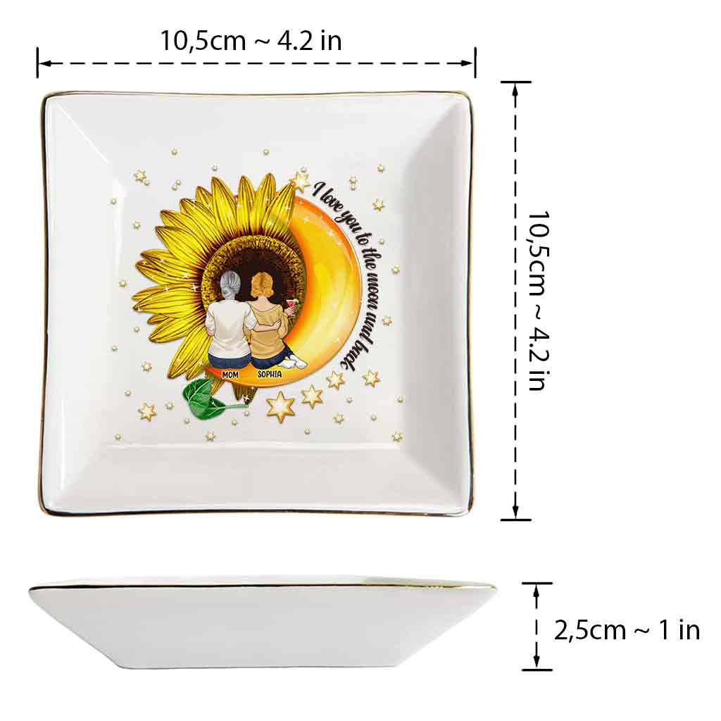 Bis zum Mond und zurück – Personalisierte Schmuckschale zum Muttertag