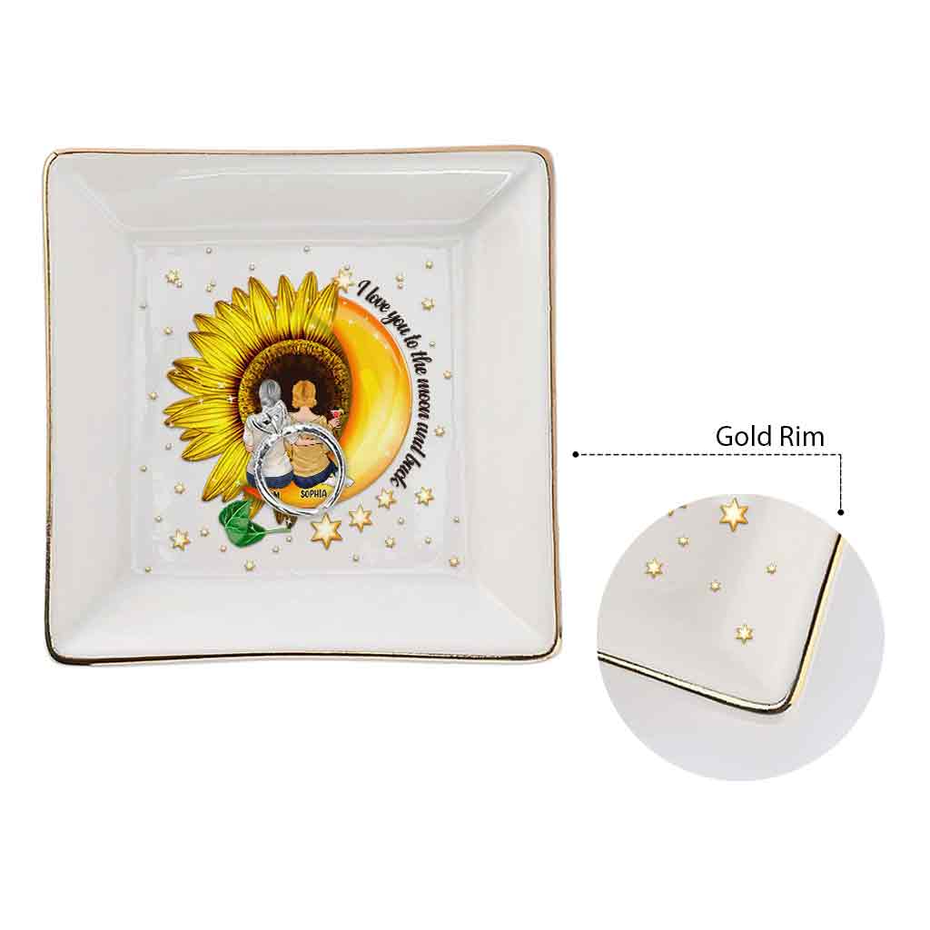 Bis zum Mond und zurück – Personalisierte Schmuckschale zum Muttertag