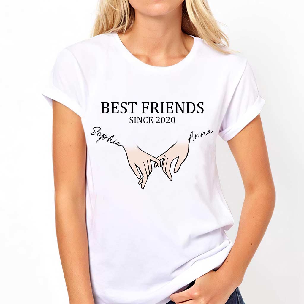 Beste Freundinnen – Personalisiertes Bestie-T-Shirt und Hoodie