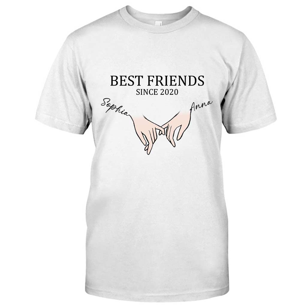 Beste Freundinnen – Personalisiertes Bestie-T-Shirt und Hoodie
