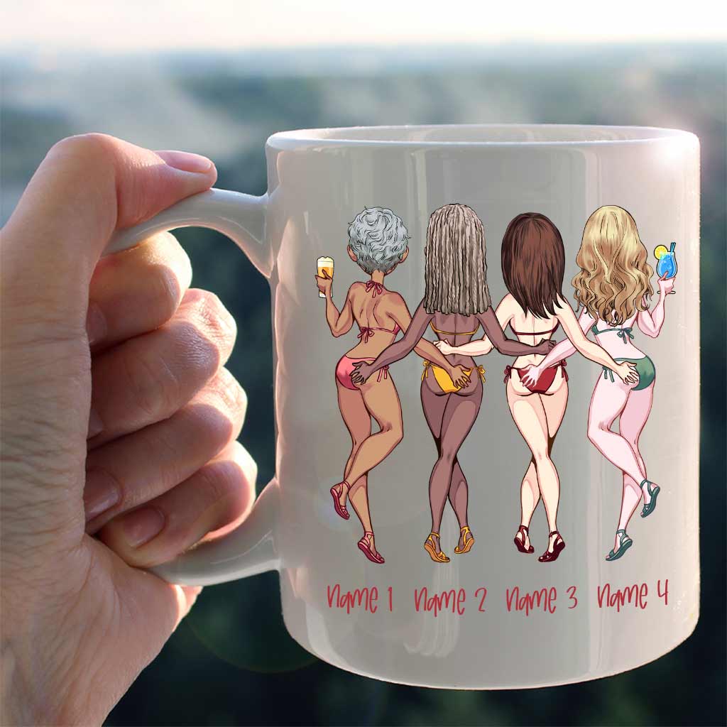 Freundschaft ist wie in die Hose pinkeln – personalisierte Bestie-Tasse