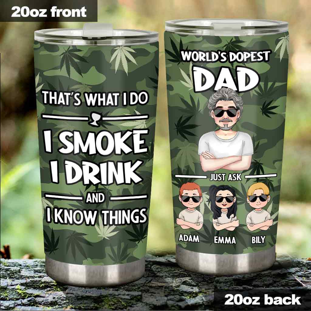 Das ist, was ich tue – personalisierter Weed-Becher