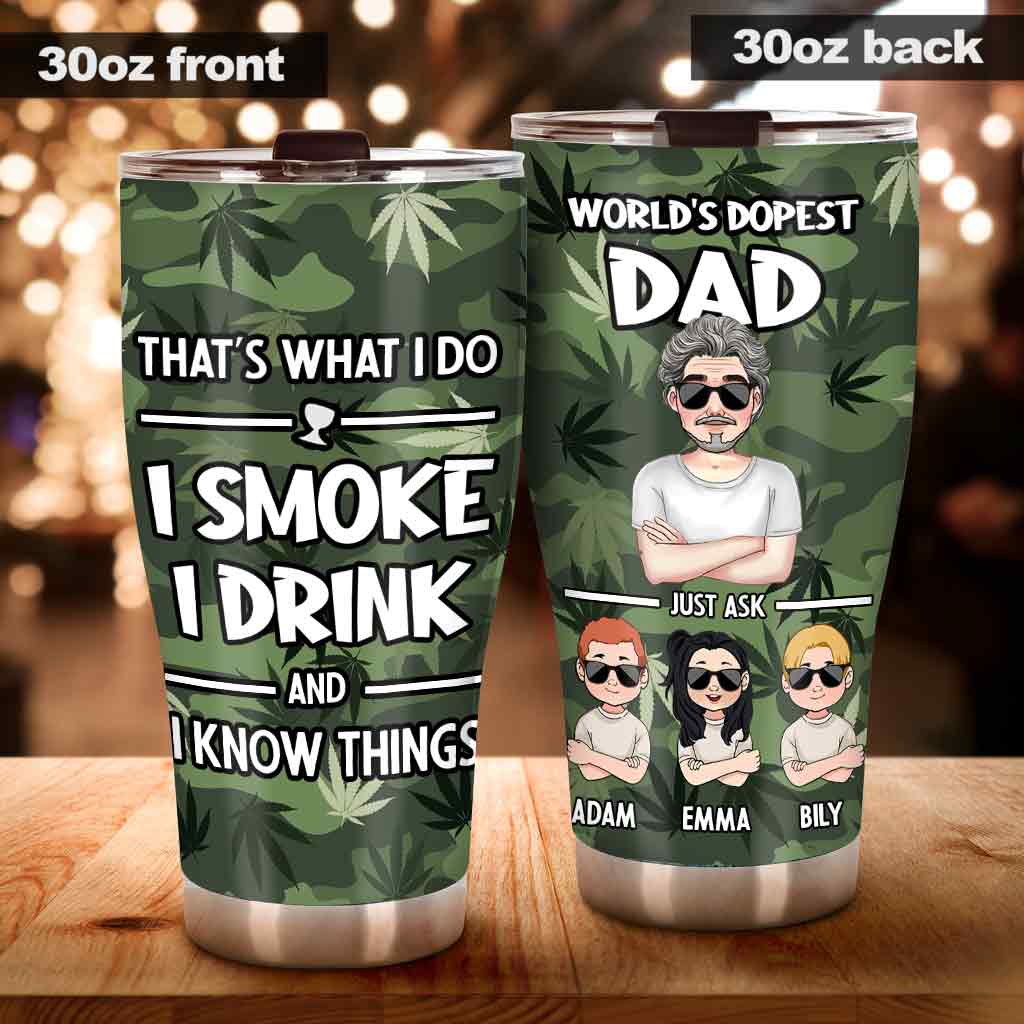 Das ist, was ich tue – personalisierter Weed-Becher