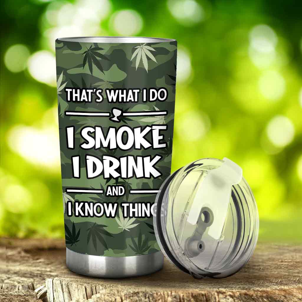 Das ist, was ich tue – personalisierter Weed-Becher