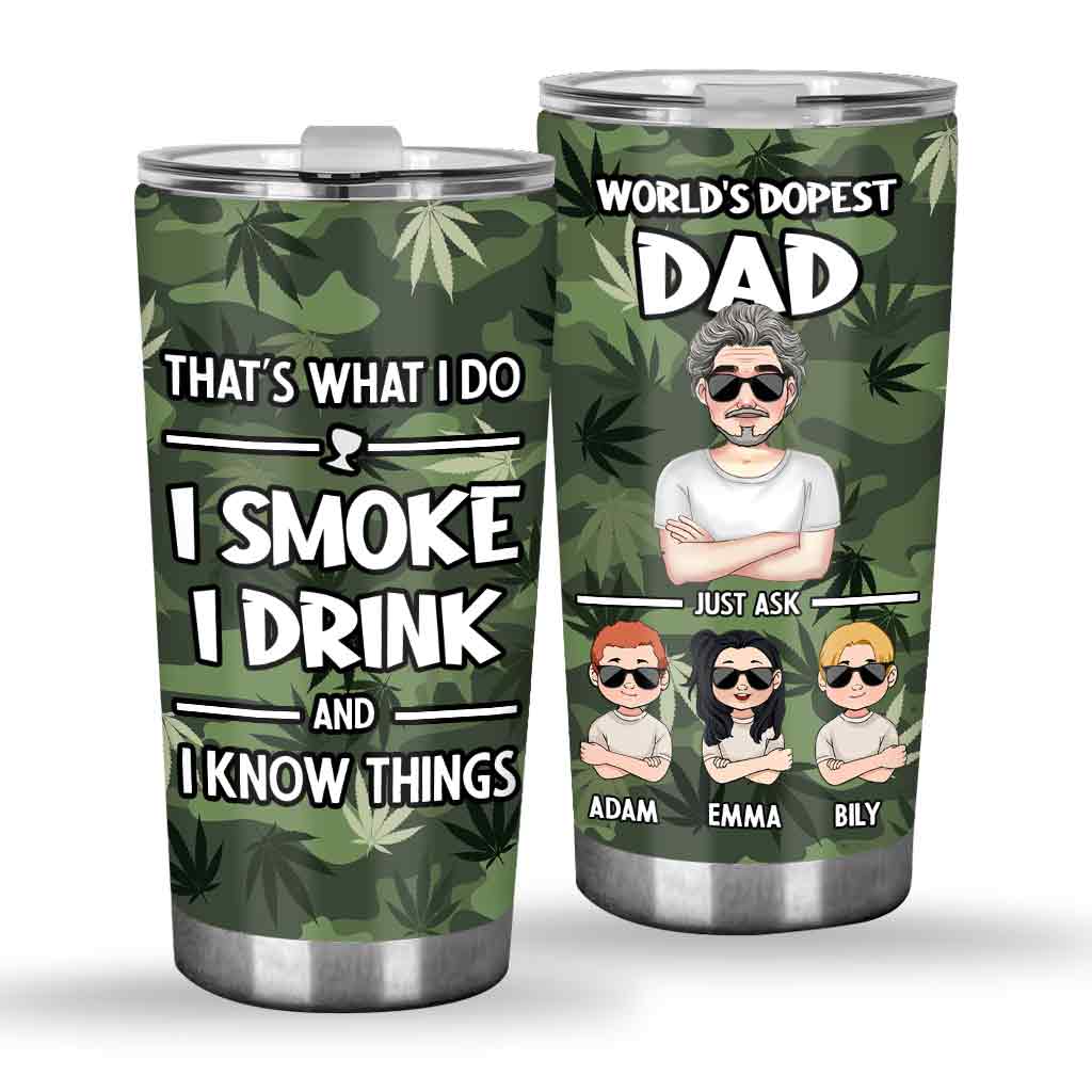 Das ist, was ich tue – personalisierter Weed-Becher