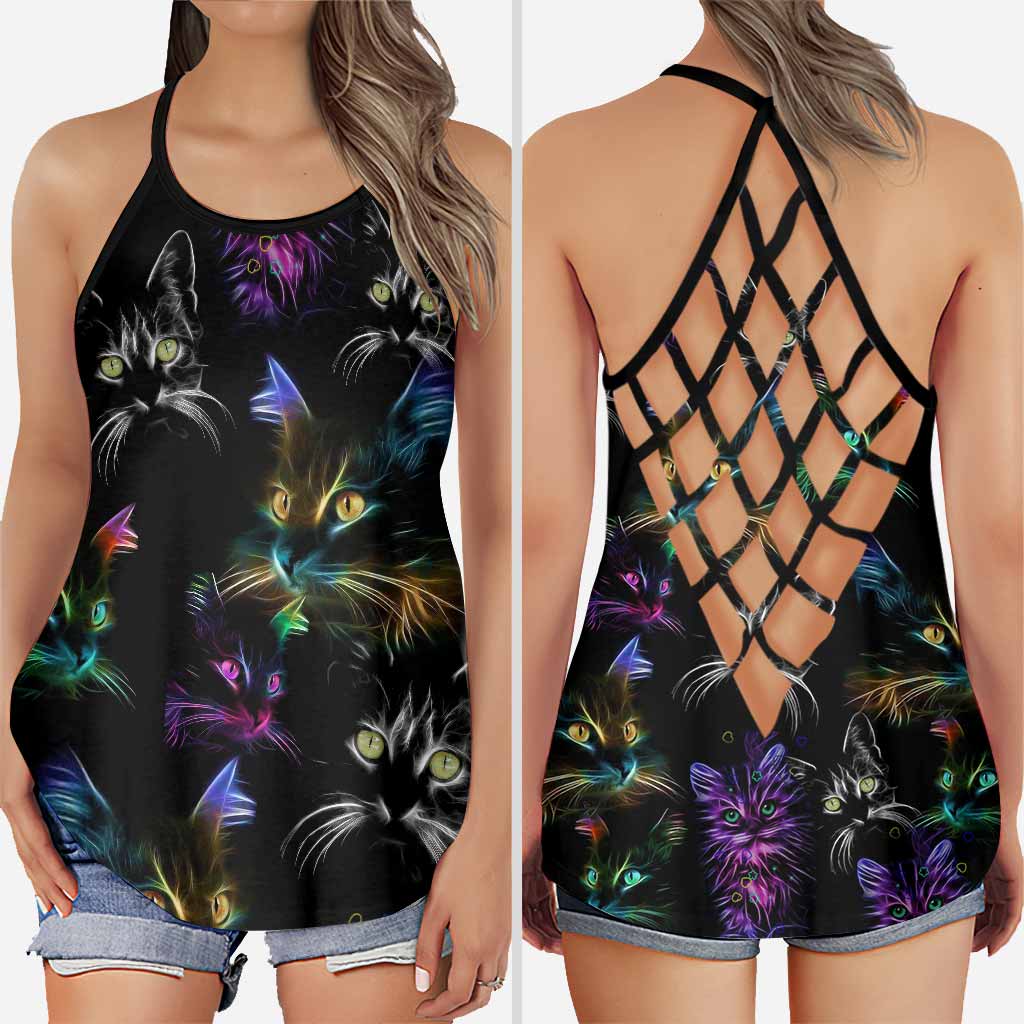 Katzenmama-Kreuz-Tanktop