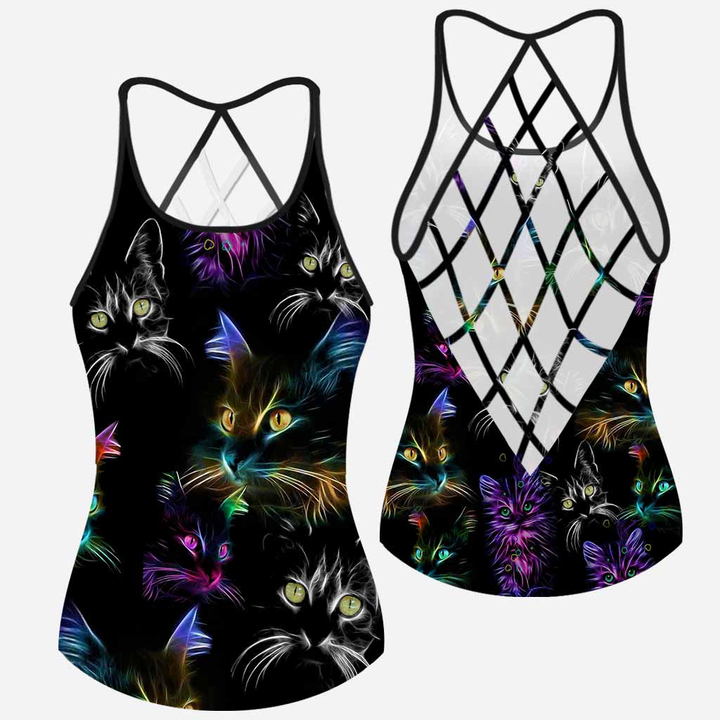 Katzenmama-Kreuz-Tanktop
