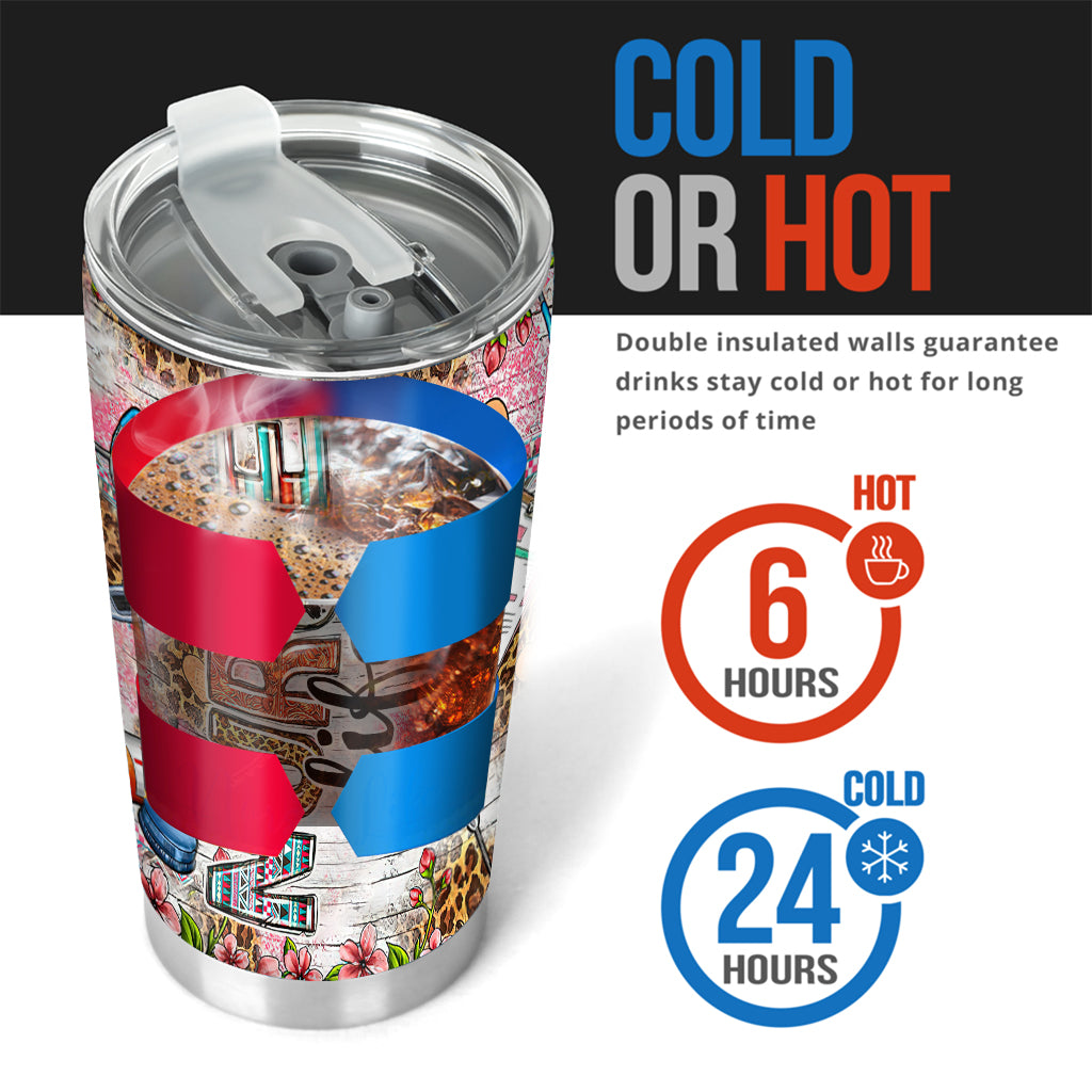 Western Nurse Pink Leopard - Personalized Nurse Tumbler