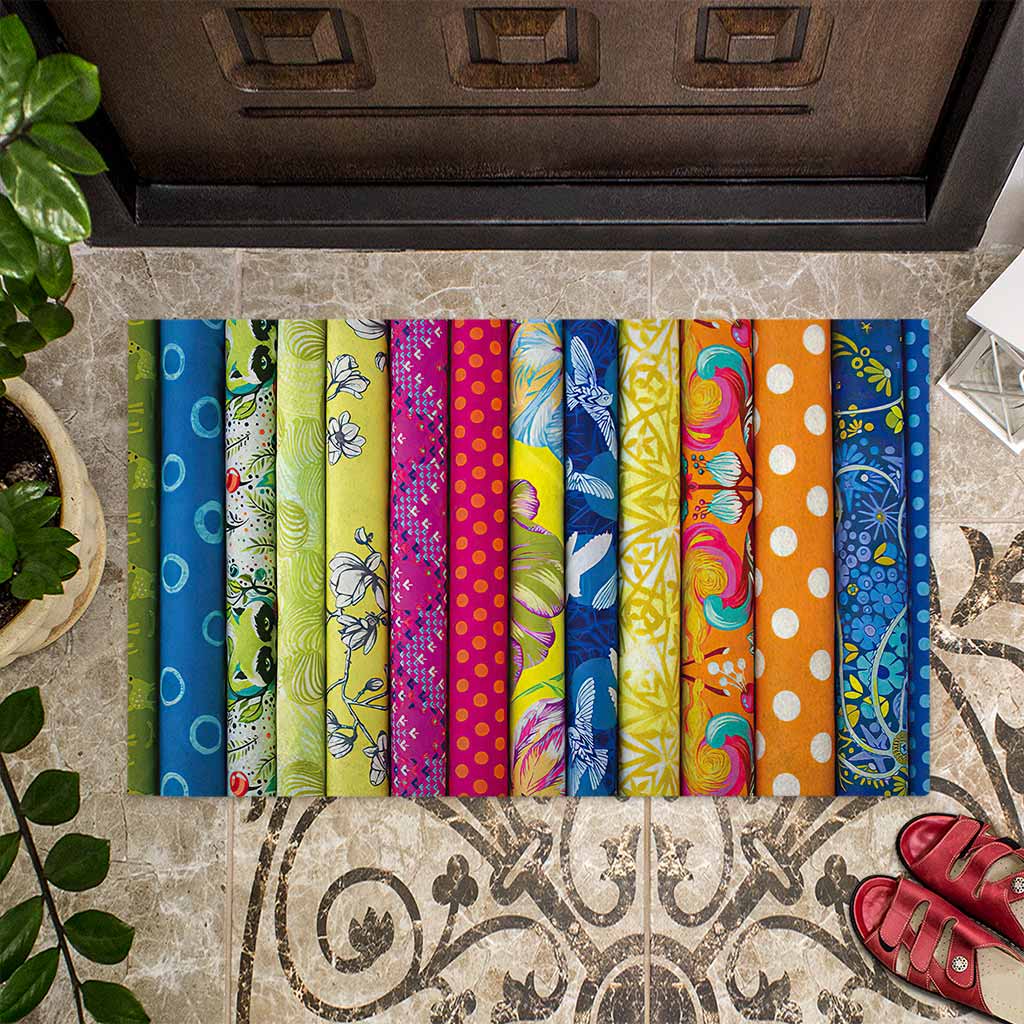 Fußmatte mit Quiltmuster